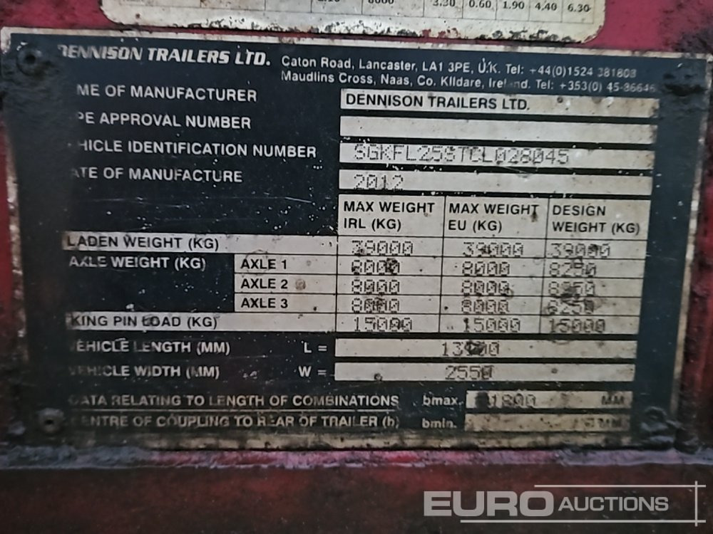 2012 Dennison Tri Axle Log Trailer - Друга машина: слика 3 2012 Dennison Tri Axle Log Trailer - Друга машина: слика 3