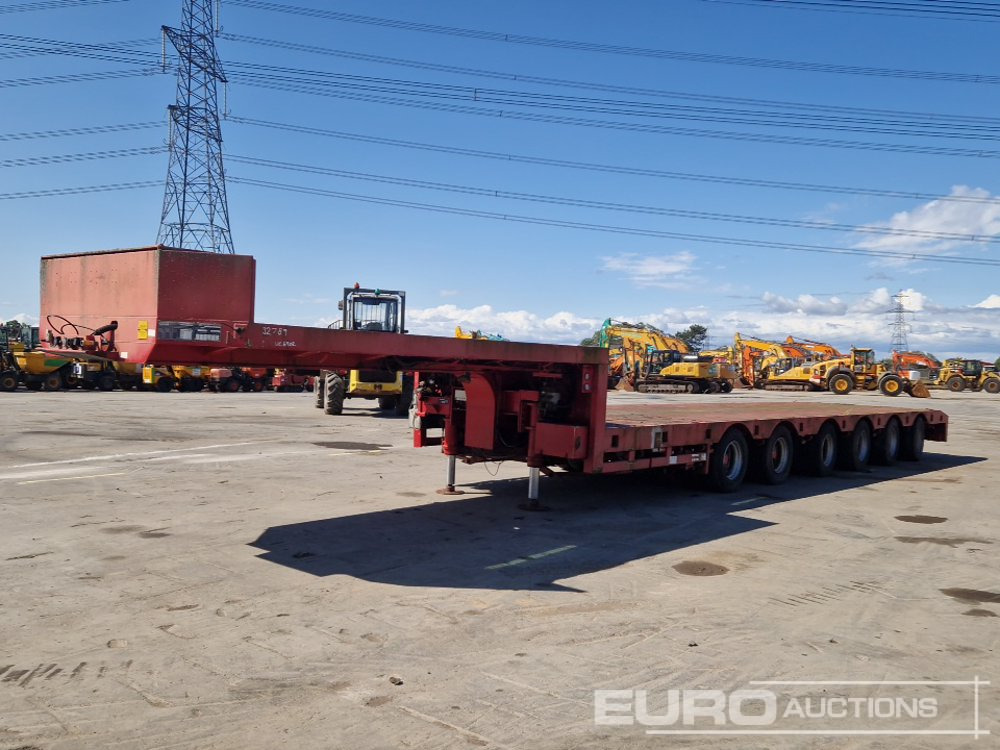ES-GE 6 Axle Step Frame Extendable Low Loader Trailer, 4 Axle Steer, Air Brakes, Auto Lube - Полуприколка за низок утовар: слика 1 ES-GE 6 Axle Step Frame Extendable Low Loader Trailer, 4 Axle Steer, Air Brakes, Auto Lube - Полуприколка за низок утовар: слика 1