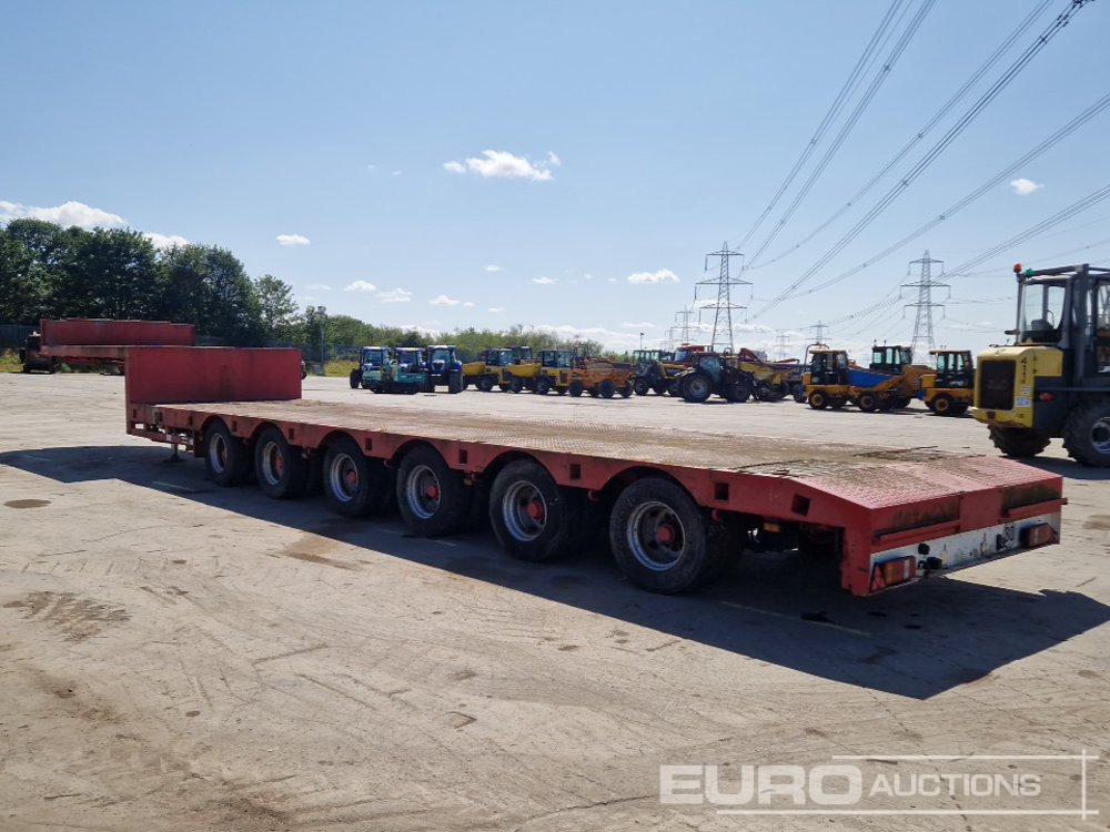 ES-GE 6 Axle Step Frame Extendable Low Loader Trailer, 4 Axle Steer, Air Brakes, Auto Lube - Полуприколка за низок утовар: слика 3 ES-GE 6 Axle Step Frame Extendable Low Loader Trailer, 4 Axle Steer, Air Brakes, Auto Lube - Полуприколка за низок утовар: слика 3