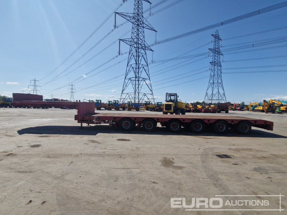 ES-GE 6 Axle Step Frame Extendable Low Loader Trailer, 4 Axle Steer, Air Brakes, Auto Lube - Полуприколка за низок утовар: слика 2 ES-GE 6 Axle Step Frame Extendable Low Loader Trailer, 4 Axle Steer, Air Brakes, Auto Lube - Полуприколка за низок утовар: слика 2