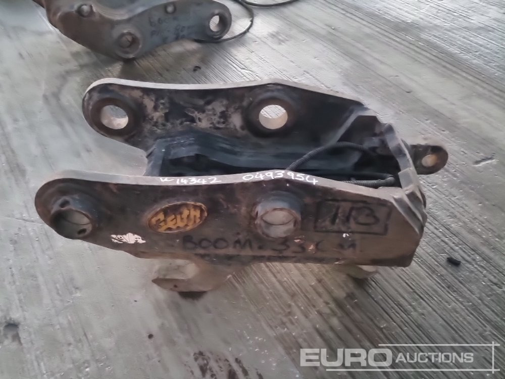 Geith Hydraulic Double Lock Quick Hitch 80mm Pin to suit 20 Ton Excavator - Брза спојка: слика 2 Geith Hydraulic Double Lock Quick Hitch 80mm Pin to suit 20 Ton Excavator - Брза спојка: слика 2