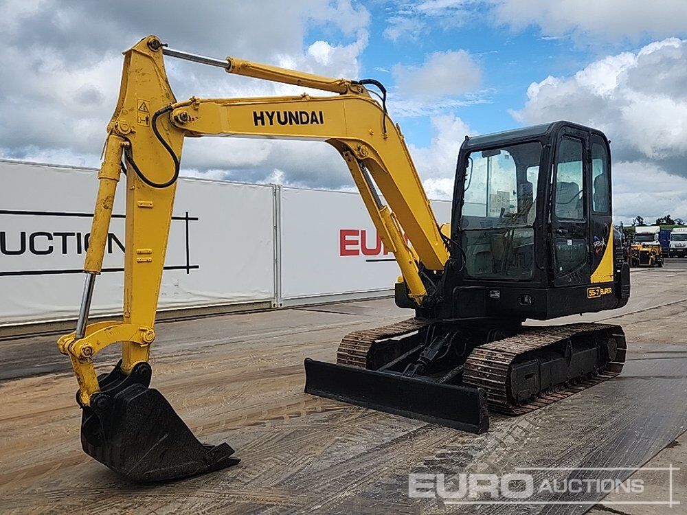 Hyundai R55-7 - Мини багер: слика 1 Hyundai R55-7 - Мини багер: слика 1