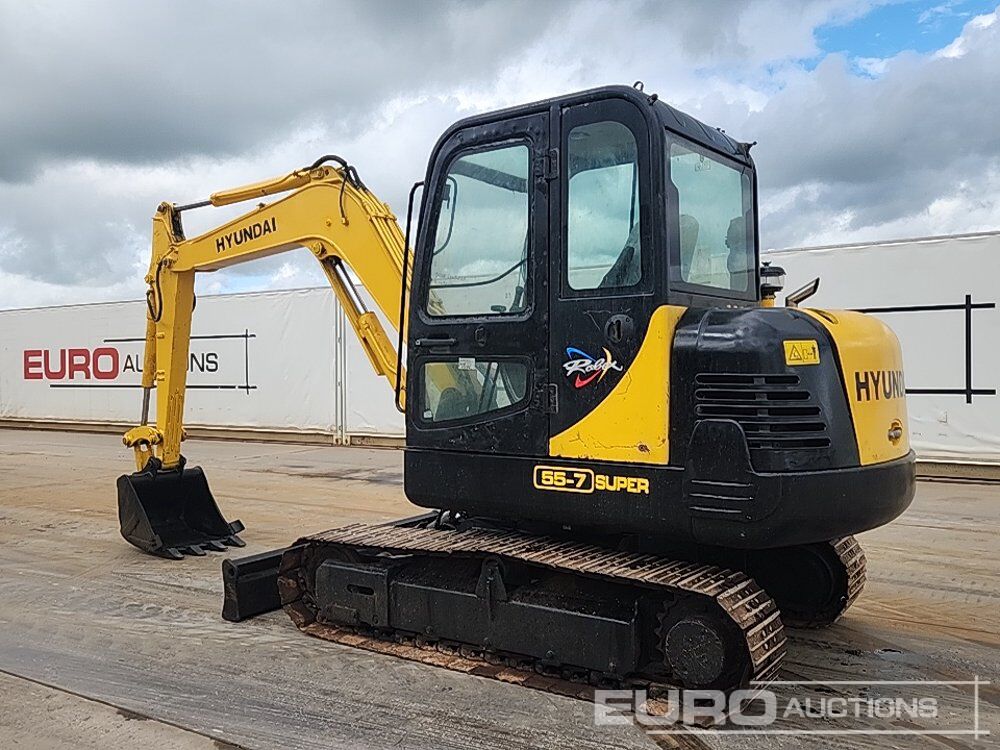 Hyundai R55-7 - Мини багер: слика 3 Hyundai R55-7 - Мини багер: слика 3