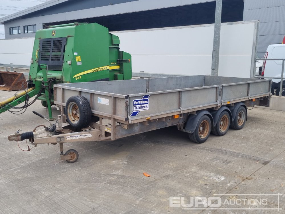 Ifor Williams 3CB LM166G3 - Приколка за градежни машини: слика 1 Ifor Williams 3CB LM166G3 - Приколка за градежни машини: слика 1