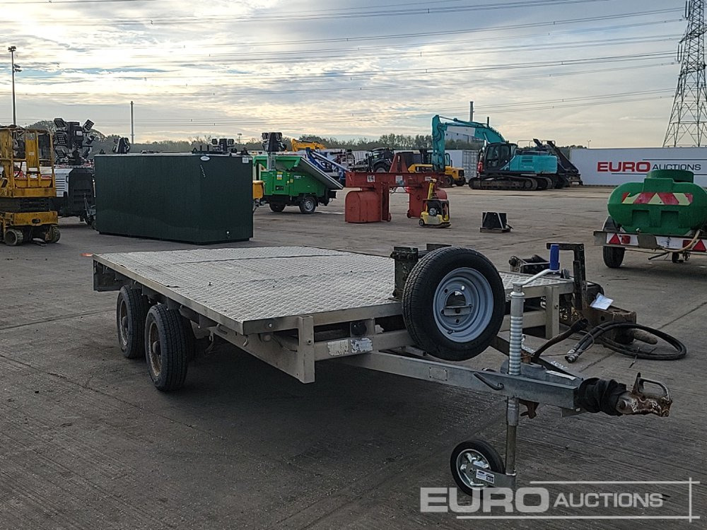 Ifor Williams DP120G - Приколка за градежни машини: слика 1 Ifor Williams DP120G - Приколка за градежни машини: слика 1