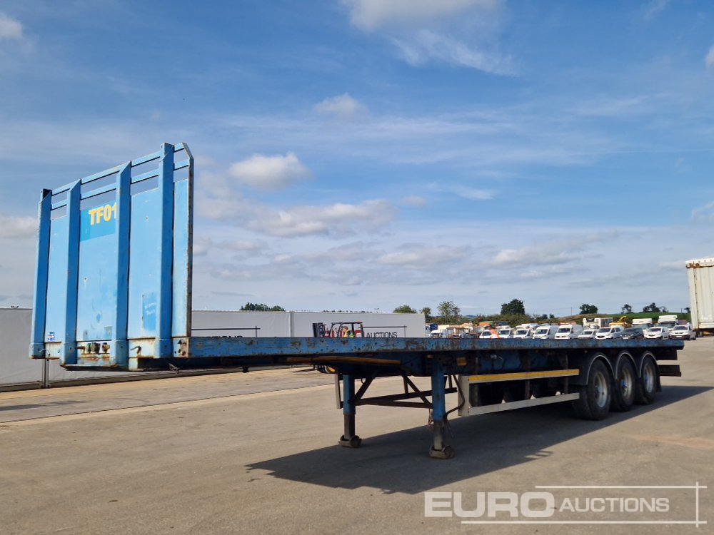 SDC Tri Axle Flat Bed Trailer, BPW Axles - Полуприколка платформа: слика 1 SDC Tri Axle Flat Bed Trailer, BPW Axles - Полуприколка платформа: слика 1