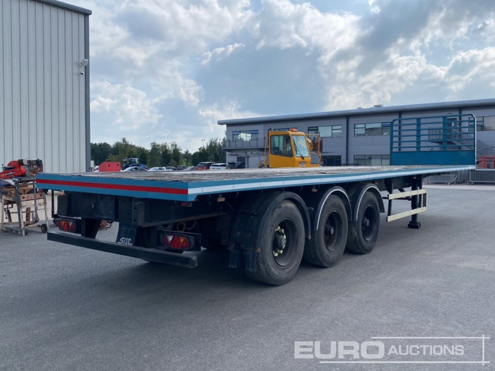 SDC Tri Axle Flat Trailer, BPW Axles - Полуприколка платформа: слика 5 SDC Tri Axle Flat Trailer, BPW Axles - Полуприколка платформа: слика 5