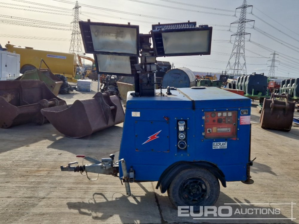 Single Axle Lighting Tower, Yanmar Engine - Кула за рефлектори: слика 2 Single Axle Lighting Tower, Yanmar Engine - Кула за рефлектори: слика 2