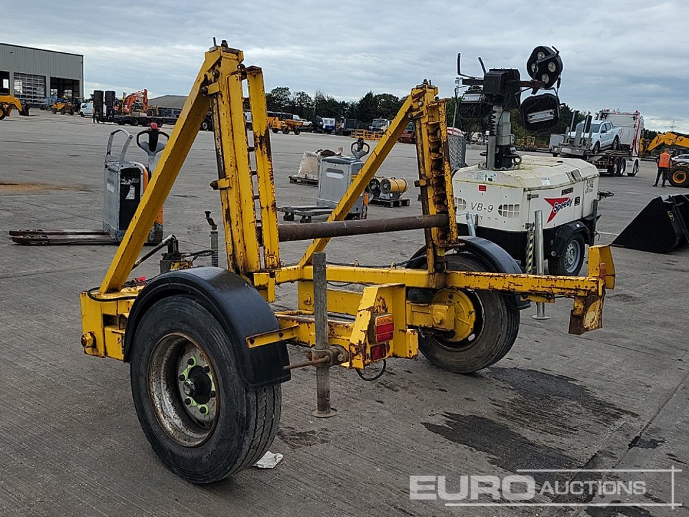 TRAILER & WINCH SOLUTIONS LTD Single Axle Cable Reel Trailer - Приколка за градежни машини: слика 3 TRAILER & WINCH SOLUTIONS LTD Single Axle Cable Reel Trailer - Приколка за градежни машини: слика 3