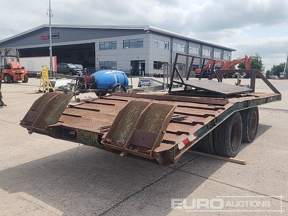 Twin Axle Tilting Low Loader Trailer, Ramps, Cheese Wedge - Земјоделска приколка: слика 5 Twin Axle Tilting Low Loader Trailer, Ramps, Cheese Wedge - Земјоделска приколка: слика 5