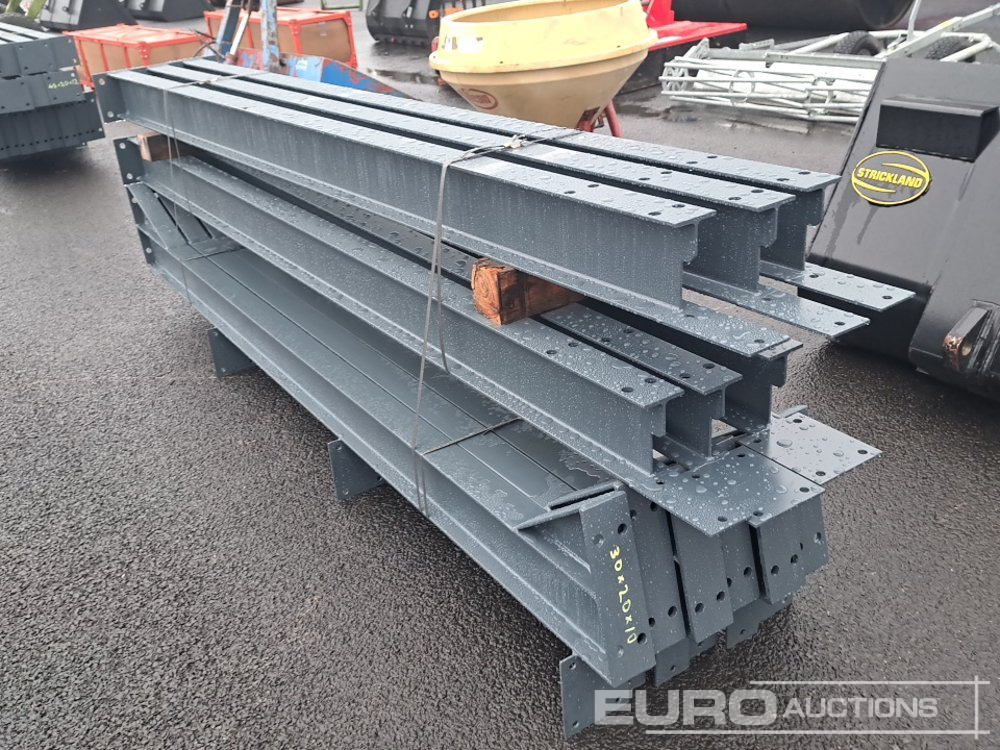 Unused 30' x 20' x 10' Steel Frame Building, 12.5 Roof Pitch, Purlin Cleats - Градежен контејнер: слика 2 Unused 30' x 20' x 10' Steel Frame Building, 12.5 Roof Pitch, Purlin Cleats - Градежен контејнер: слика 2