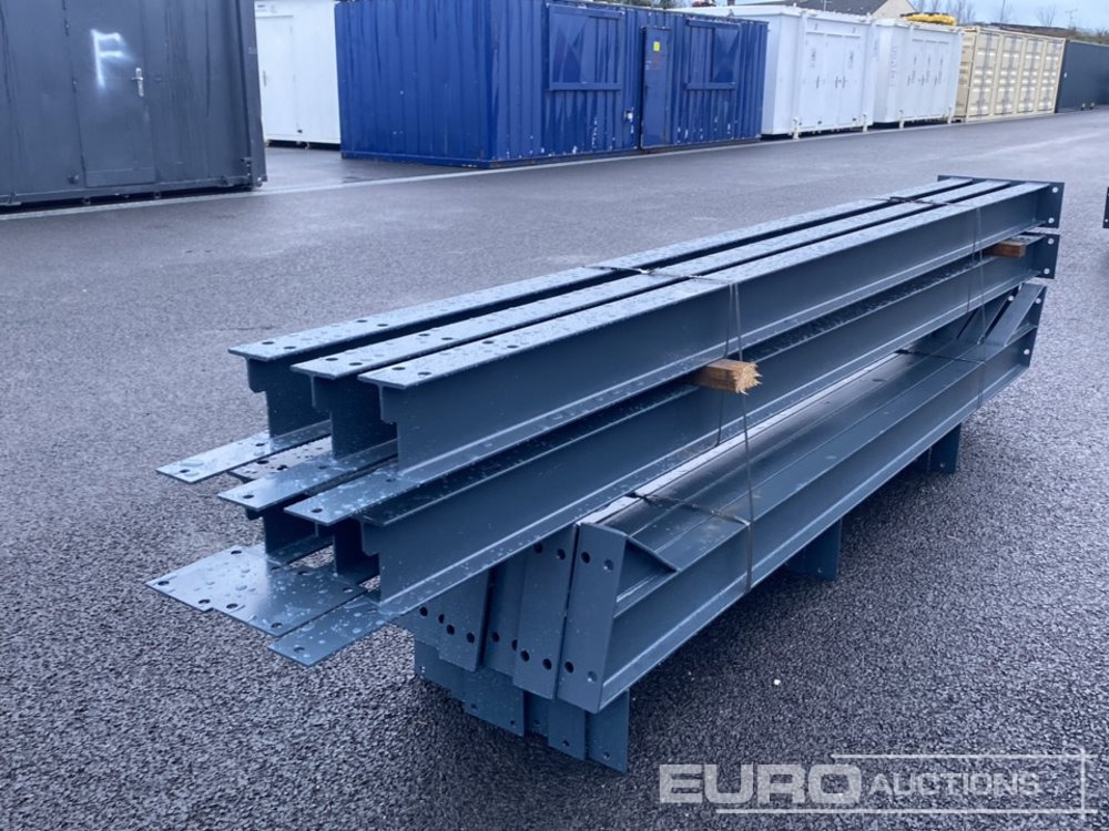 Unused 30' x 20' x 12' Steel Frame Building, 12.5 Roof Pitch, Purlin Cleats - Градежен контејнер: слика 3 Unused 30' x 20' x 12' Steel Frame Building, 12.5 Roof Pitch, Purlin Cleats - Градежен контејнер: слика 3