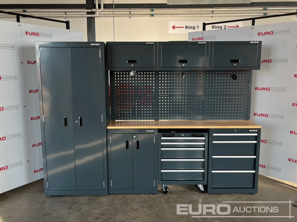 Unused Boss 2.6M 9 Drawer, 5 Cabinet Tool Station (3 Boxes) - Опрема за работилница: слика 2 Unused Boss 2.6M 9 Drawer, 5 Cabinet Tool Station (3 Boxes) - Опрема за работилница: слика 2