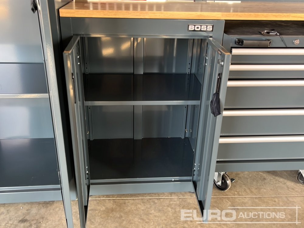 Градежна опрема Unused Boss 2.6m 9 Drawer, 5 Cabinet Tool Station: слика 9