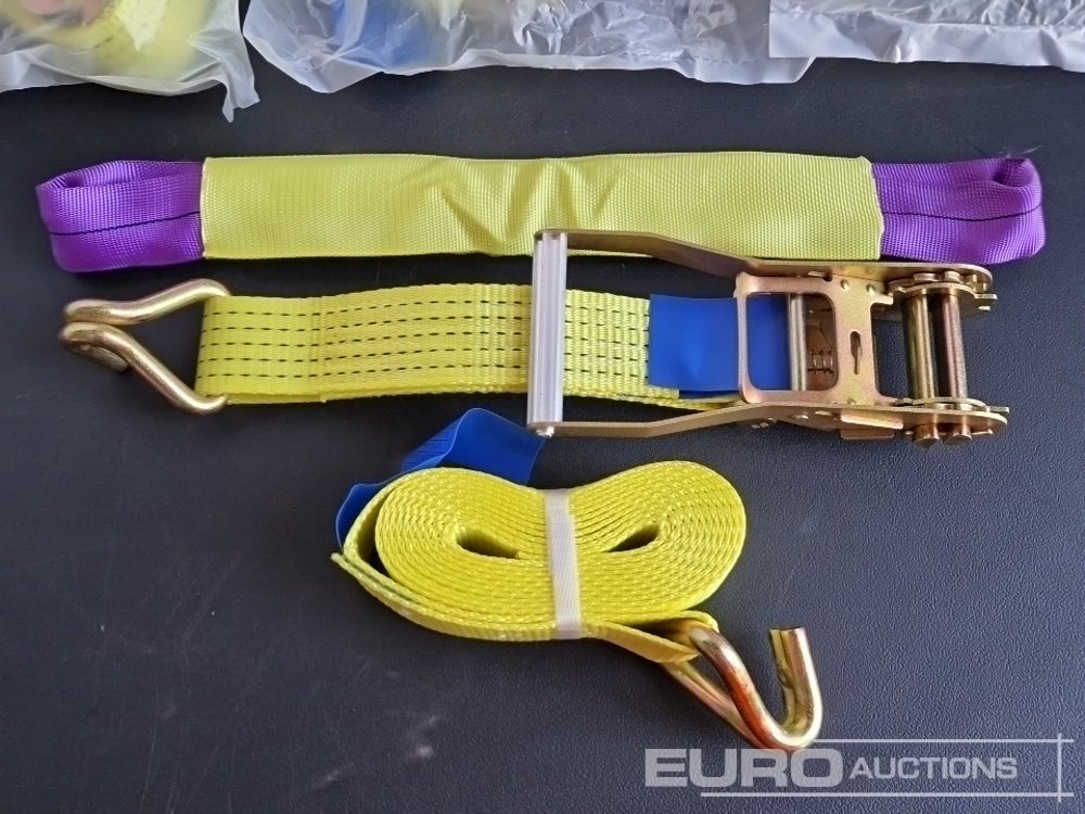 Unused Boss 4M x 50mm 5 Ton Ratchet Straps with Sling (4 of) - Опрема за работилница: слика 4 Unused Boss 4M x 50mm 5 Ton Ratchet Straps with Sling (4 of) - Опрема за работилница: слика 4