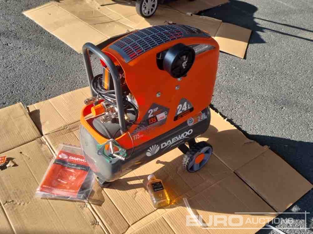 Unused Daewoo DAAC24DN 24 Litre 230 Volt Compressor - Компресор за воздух: слика 3 Unused Daewoo DAAC24DN 24 Litre 230 Volt Compressor - Компресор за воздух: слика 3