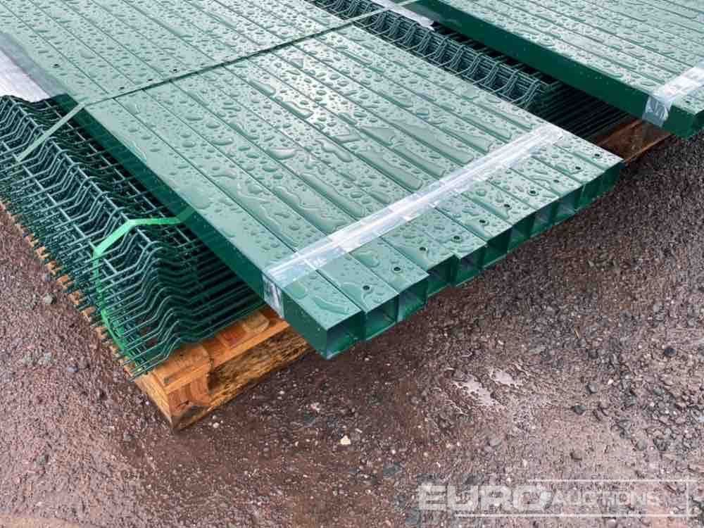 Земјоделска машина Unused Security Fencing, Green, 25 Panels 2.1m x 2,4m & 26 60mm x 60mm Posts, Fasteners and Fittings: слика 7 Земјоделска машина Unused Security Fencing, Green, 25 Panels 2.1m x 2,4m & 26 60mm x 60mm Posts, Fasteners and Fittings: слика 7