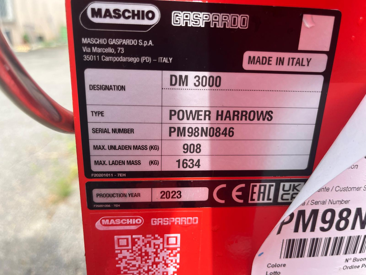Erpice rotante nuovo Maschio DM 300 - Ротациона брана: слика 4 Erpice rotante nuovo Maschio DM 300 - Ротациона брана: слика 4