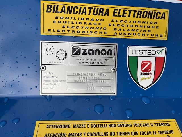 Zanon TFM2R 1900 - Мулчер: слика 3 Zanon TFM2R 1900 - Мулчер: слика 3