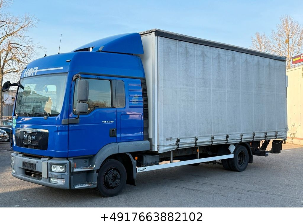 MAN TGL 8.220,NEU MOTOR/LBW/AHK/Schlafkab./6m - Камион со церада: слика 1 MAN TGL 8.220,NEU MOTOR/LBW/AHK/Schlafkab./6m - Камион со церада: слика 1
