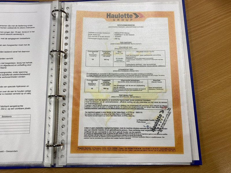 Дигачка платформа Haulotte Compact 12DX, Schaar hoogwerker, 4X4 Diesel: слика 19 Дигачка платформа Haulotte Compact 12DX, Schaar hoogwerker, 4X4 Diesel: слика 19