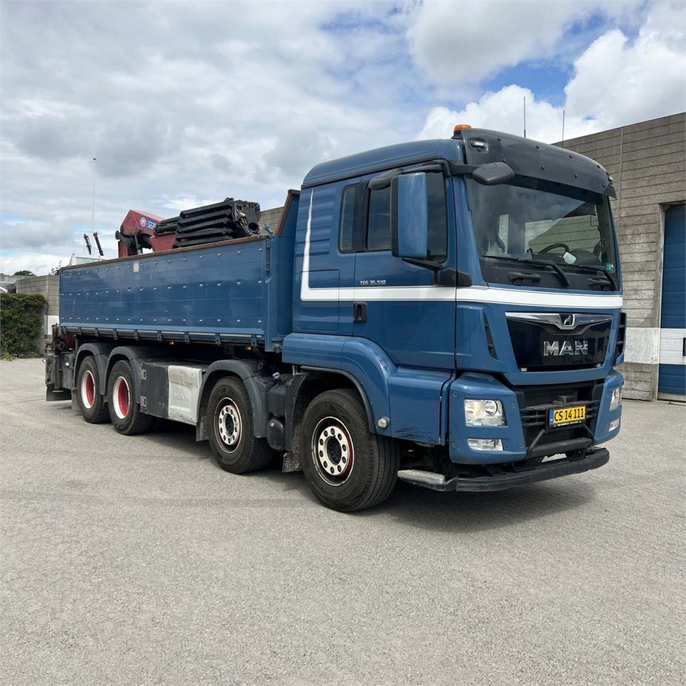 MAN TGS 35.510 8x4 BL - Камион со кран, Камион со платформа: слика 1 MAN TGS 35.510 8x4 BL - Камион со кран, Камион со платформа: слика 1