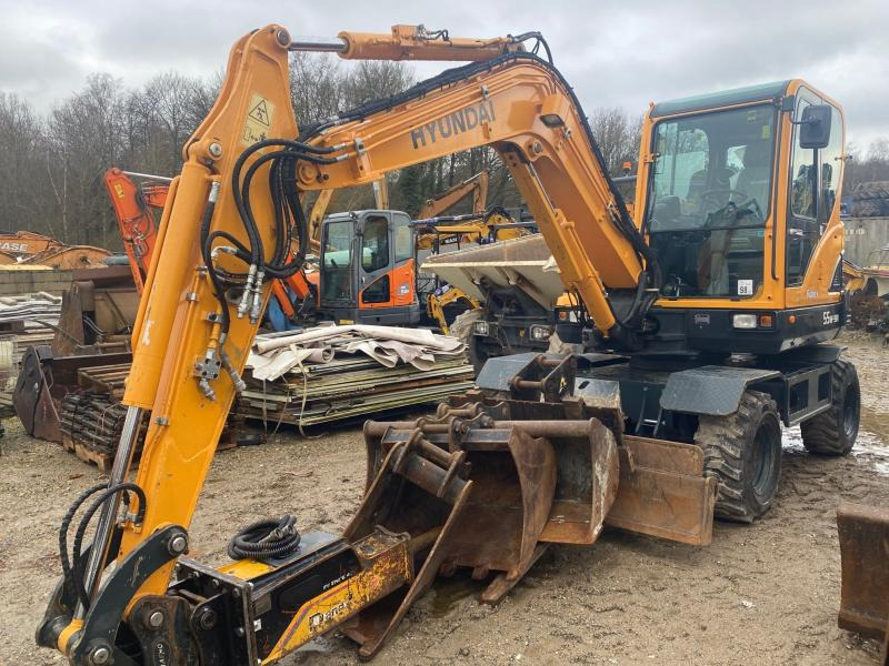 Hyundai ROBEX 55W-9A - Багер на тркала: слика 1 Hyundai ROBEX 55W-9A - Багер на тркала: слика 1