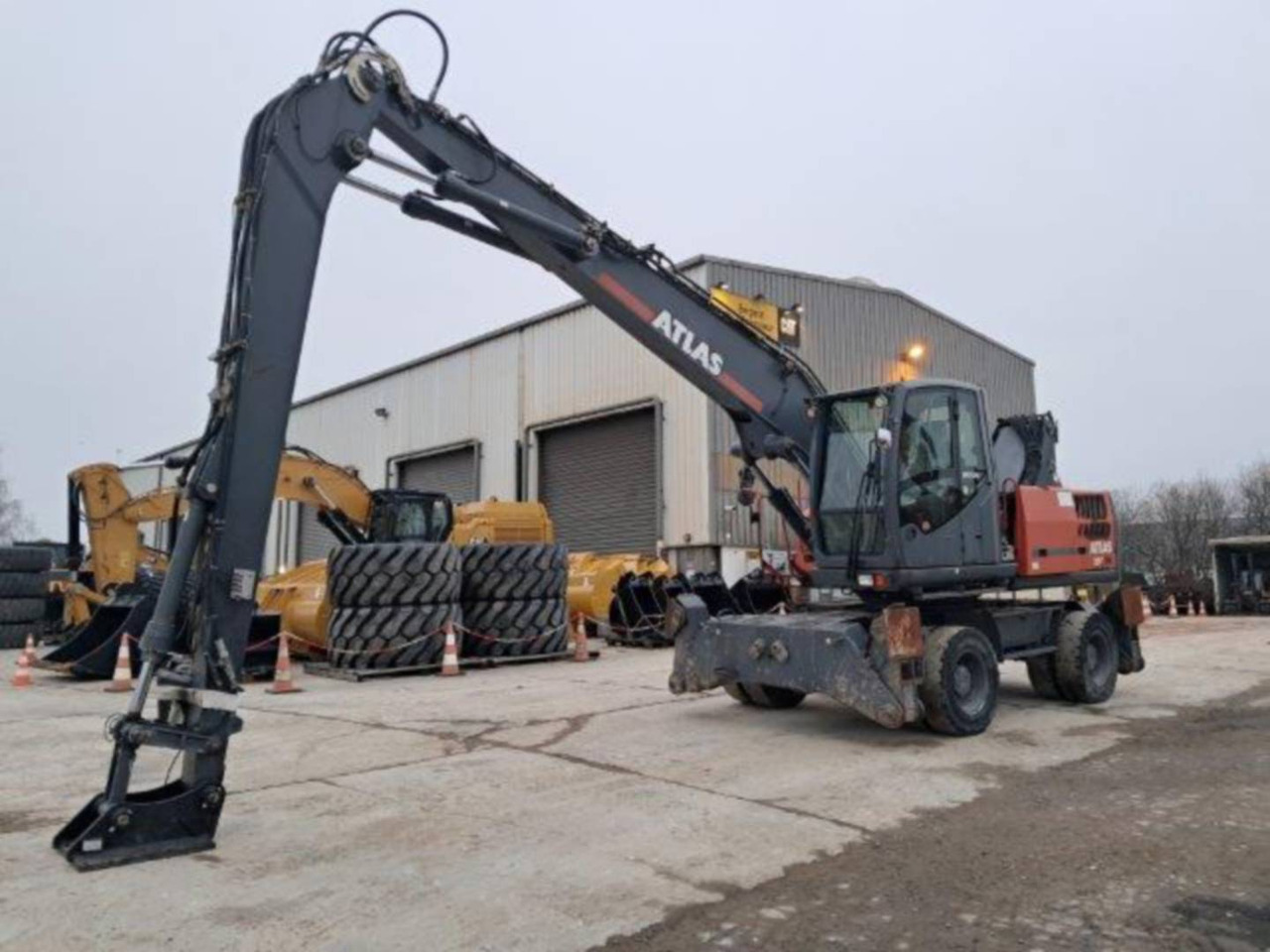 ATLAS-WEYHAUSEN 250MH - Багер на тркала: слика 1 ATLAS-WEYHAUSEN 250MH - Багер на тркала: слика 1