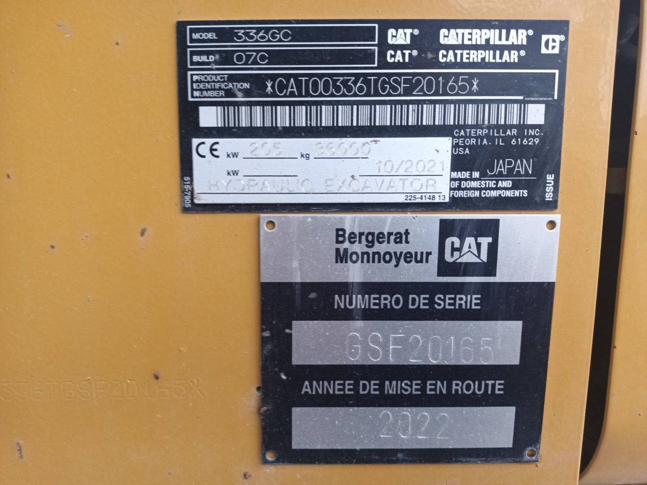 CAT 336 GC - Багер гасеничар: слика 5 CAT 336 GC - Багер гасеничар: слика 5