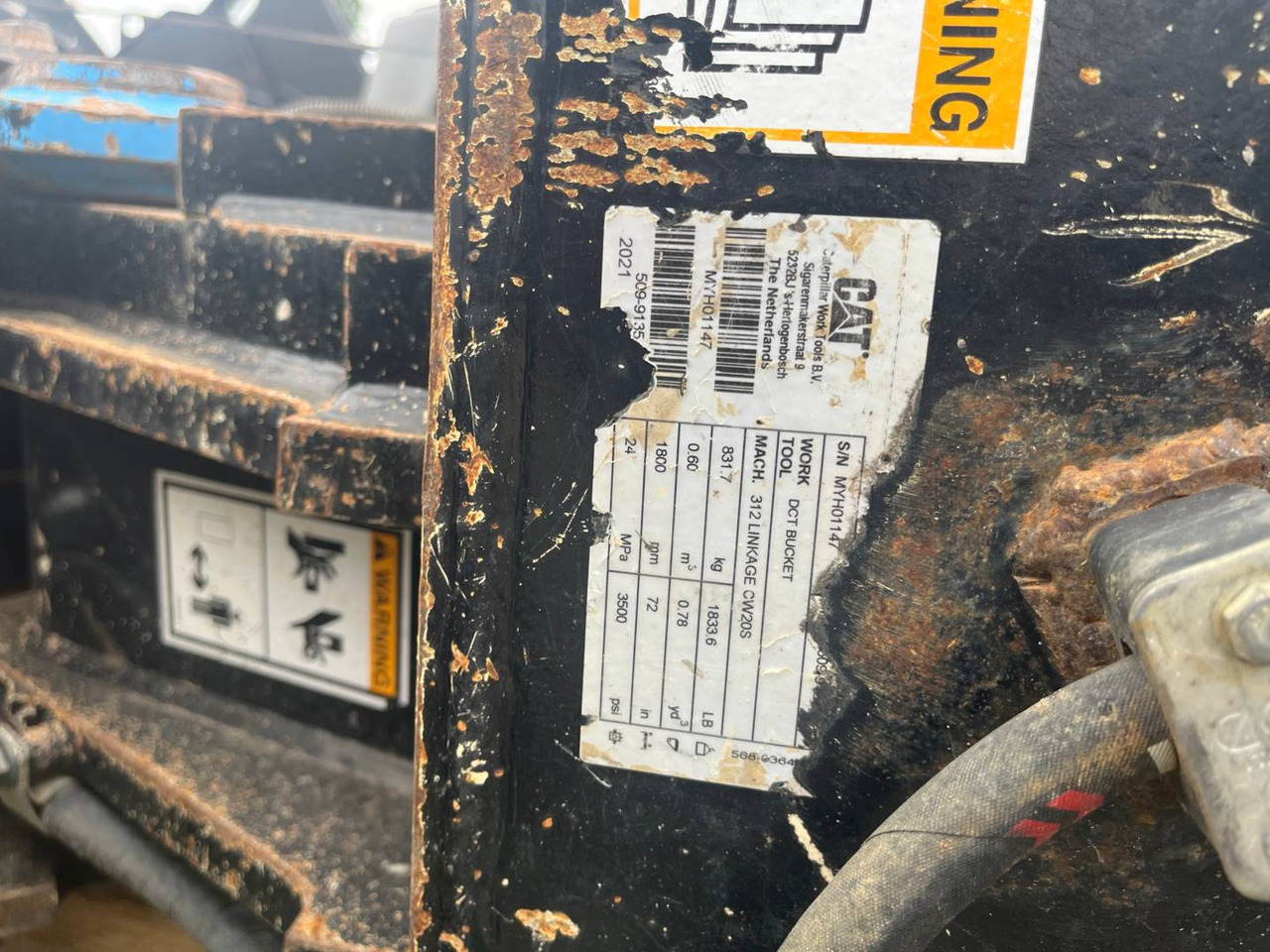 CAT CW20S/1800MM/0.6M3 - Корпа за багер: слика 2 CAT CW20S/1800MM/0.6M3 - Корпа за багер: слика 2