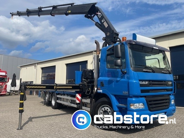 DAF CF 85.360 FAN 6x2 Euro 5 - Open laadbak + HIAB XS 377 EP-5 Hipro laadkraan - Remote control - Bouwjaar 2006 - Zeer goede conditie - Камион со платформа, Камион со кран: слика 2 DAF CF 85.360 FAN 6x2 Euro 5 - Open laadbak + HIAB XS 377 EP-5 Hipro laadkraan - Remote control - Bouwjaar 2006 - Zeer goede conditie - Камион со платформа, Камион со кран: слика 2