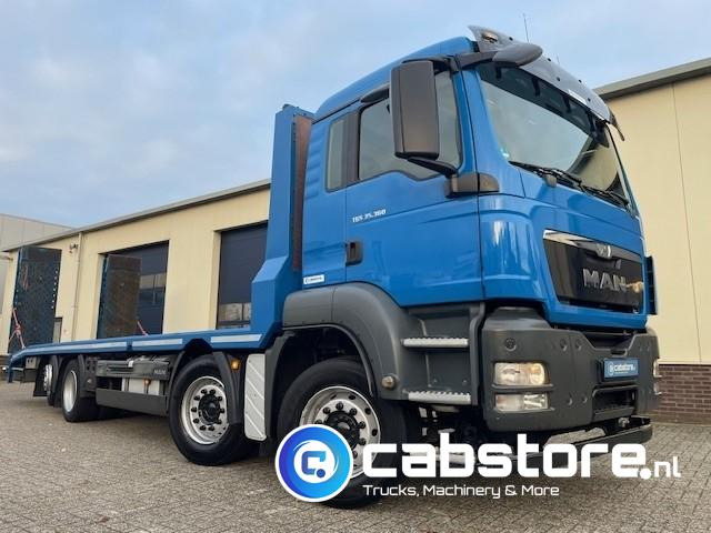 MAN TGS 35.360 8x2 Machinetransporter - Oprijwagen - Bouwjaar 2014 - Hydraulische rampen - 8x2-4 - Bickel-Tec - Good condition - Автотранспортен камион: слика 1 MAN TGS 35.360 8x2 Machinetransporter - Oprijwagen - Bouwjaar 2014 - Hydraulische rampen - 8x2-4 - Bickel-Tec - Good condition - Автотранспортен камион: слика 1