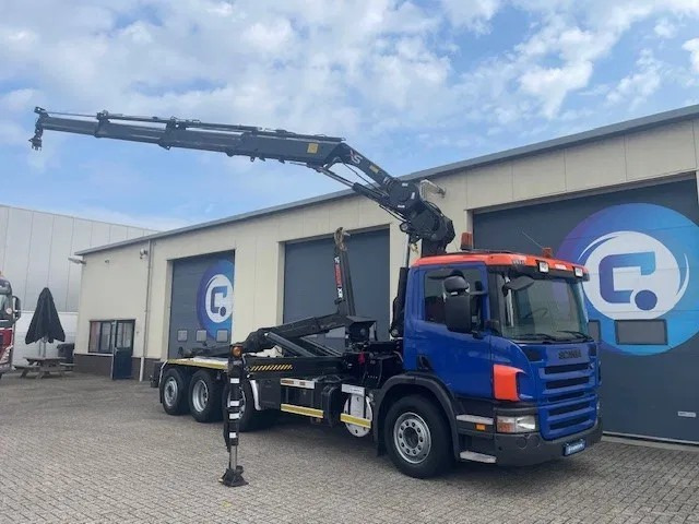 Scania P380 LB 8x4*4 HNA Euro 5 - HIAB 211 E-3 Hipro Crane with remote control + Multilift XR26S61 Hooklift - Year 2009 - Km 336.501 !! - Good condition - Камион со кран: слика 1 Scania P380 LB 8x4*4 HNA Euro 5 - HIAB 211 E-3 Hipro Crane with remote control + Multilift XR26S61 Hooklift - Year 2009 - Km 336.501 !! - Good condition - Камион со кран: слика 1