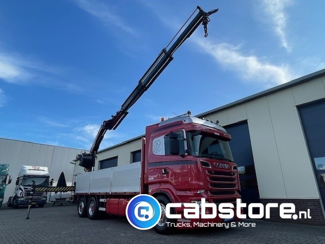 Scania R520 LB6X2*4HNB Euro 6 - Bouwjaar 2013 - Highline - Opticruise - Open box + Palfinger PK 24001-K B Autolaadkraan - Good condition ! - Камион со кран: слика 1 Scania R520 LB6X2*4HNB Euro 6 - Bouwjaar 2013 - Highline - Opticruise - Open box + Palfinger PK 24001-K B Autolaadkraan - Good condition ! - Камион со кран: слика 1