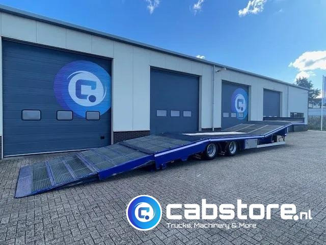 TURBO'S HOET SC22AA 2-assige oprij trailer Machine transporter - Uitschuif ramp !! - Year 2017 - Good condition - - Автотранспортна полуприколка: слика 1 TURBO'S HOET SC22AA 2-assige oprij trailer Machine transporter - Uitschuif ramp !! - Year 2017 - Good condition - - Автотранспортна полуприколка: слика 1