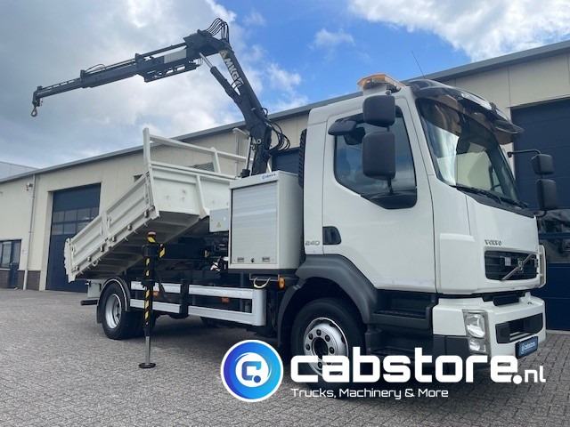 Volvo FL 240 4x2 Euro 5 - Kipper - MKG HLK 45 a2 Autolaadkraan - Bouwjaar 2012 - APK 18-10-2025 - ORIGINAL Km 35.640 !!!! - Good condition !! - Кипер, Камион со кран: слика 1 Volvo FL 240 4x2 Euro 5 - Kipper - MKG HLK 45 a2 Autolaadkraan - Bouwjaar 2012 - APK 18-10-2025 - ORIGINAL Km 35.640 !!!! - Good condition !! - Кипер, Камион со кран: слика 1