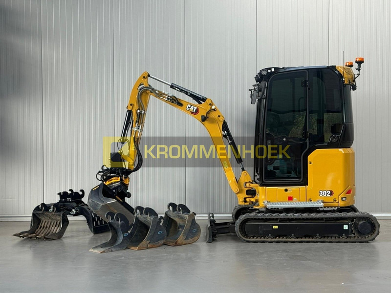 Caterpillar 302 CR Vol opties !! Engcon Draaikantelstuk - Мини багер: слика 1 Caterpillar 302 CR Vol opties !! Engcon Draaikantelstuk - Мини багер: слика 1