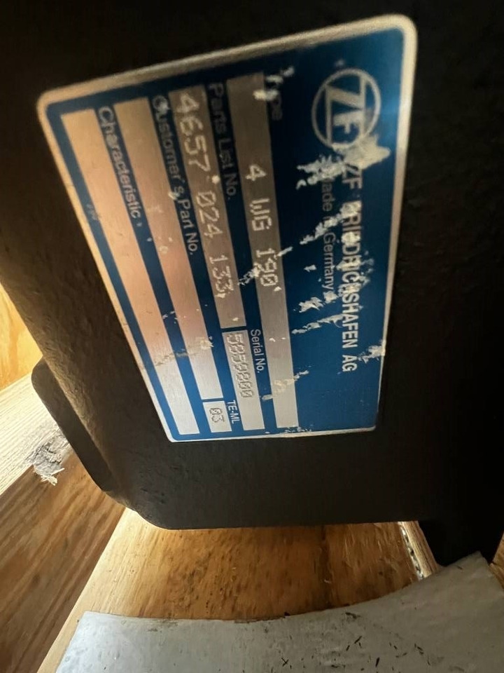 Нов Хидраулика за Земјоделска машина CNH Powershift - CNH / ZF - 4WG190 ZF: слика 13