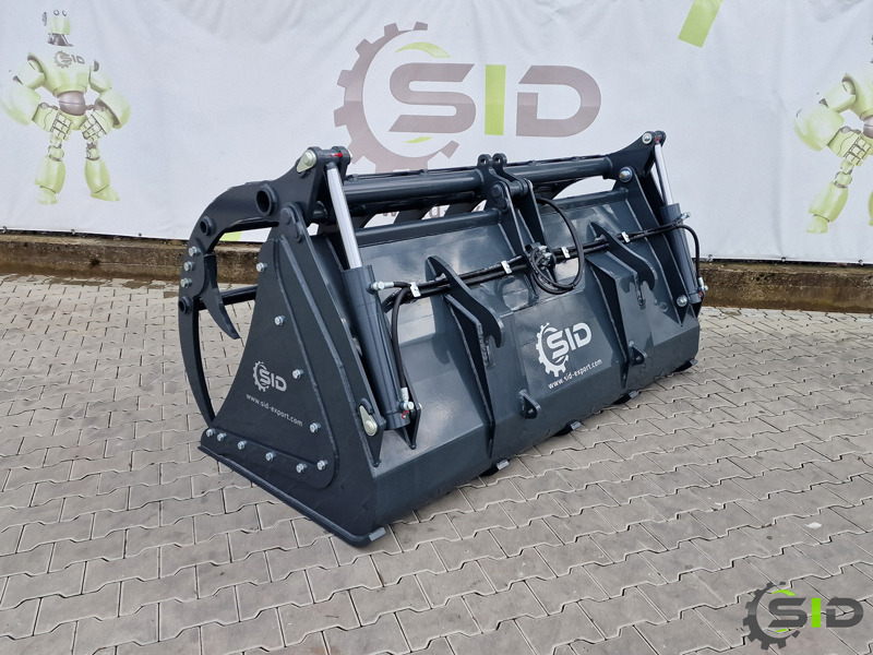 SID GREIFSCHAUFEL XXL GEBRANNTE ZINKEN / BMS Godet Crocodile / Grab bucket crocodile 2,2 - Кофа со штипка за Корпа за натоварувач: слика 5 SID GREIFSCHAUFEL XXL GEBRANNTE ZINKEN / BMS Godet Crocodile / Grab bucket crocodile 2,2 - Кофа со штипка за Корпа за натоварувач: слика 5