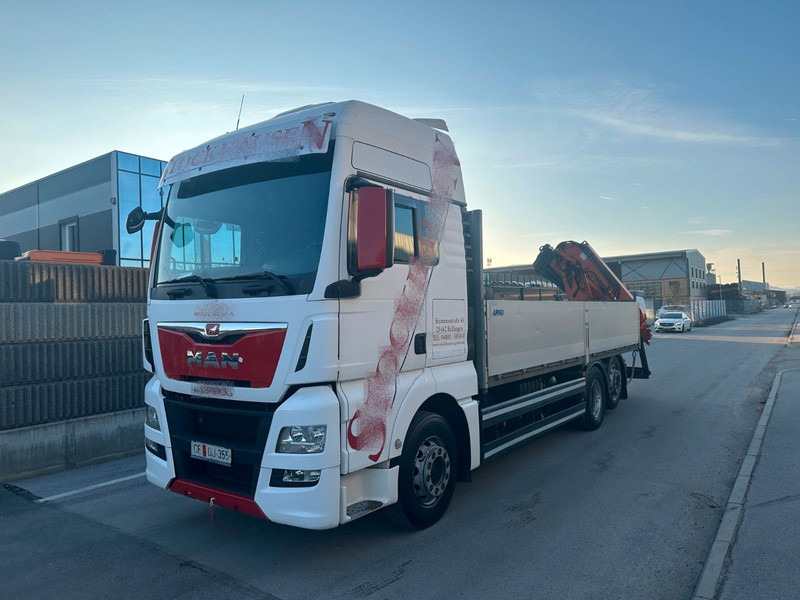MAN TGX 26.440 - Камион со платформа, Камион со кран: слика 2 MAN TGX 26.440 - Камион со платформа, Камион со кран: слика 2