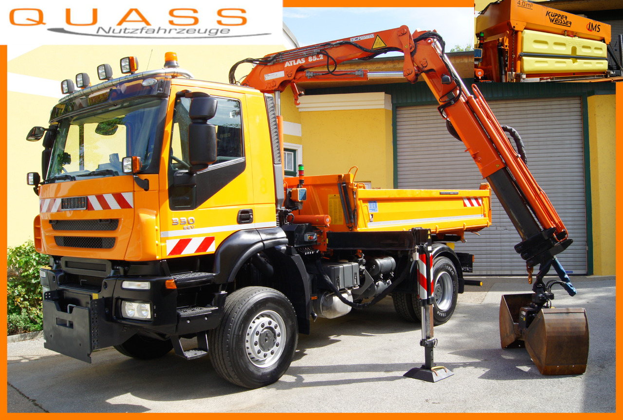 IVECO 190T33 Trakker 4x4/ATLAS 85.2/Euro5/Winterdienst/Streuer - Машина за чистење снег: слика 1 IVECO 190T33 Trakker 4x4/ATLAS 85.2/Euro5/Winterdienst/Streuer - Машина за чистење снег: слика 1