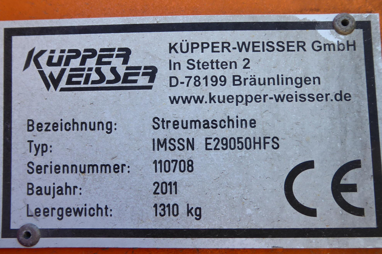 KÜPPER-WEISSER /GMEINER/BUCHER Feuchtsalzstreuer Salzstreuer Streuer auf Abrollgestell - Камион со кука за подигање: слика 5 KÜPPER-WEISSER /GMEINER/BUCHER Feuchtsalzstreuer Salzstreuer Streuer auf Abrollgestell - Камион со кука за подигање: слика 5