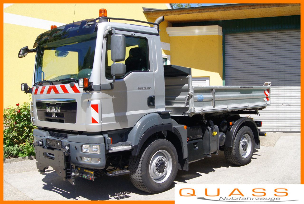 MAN TGM 13.290/4x4/TÜV/Euro 5/einzelbereift/Winterdienst/MEILLER - Машина за чистење снег: слика 1 MAN TGM 13.290/4x4/TÜV/Euro 5/einzelbereift/Winterdienst/MEILLER - Машина за чистење снег: слика 1