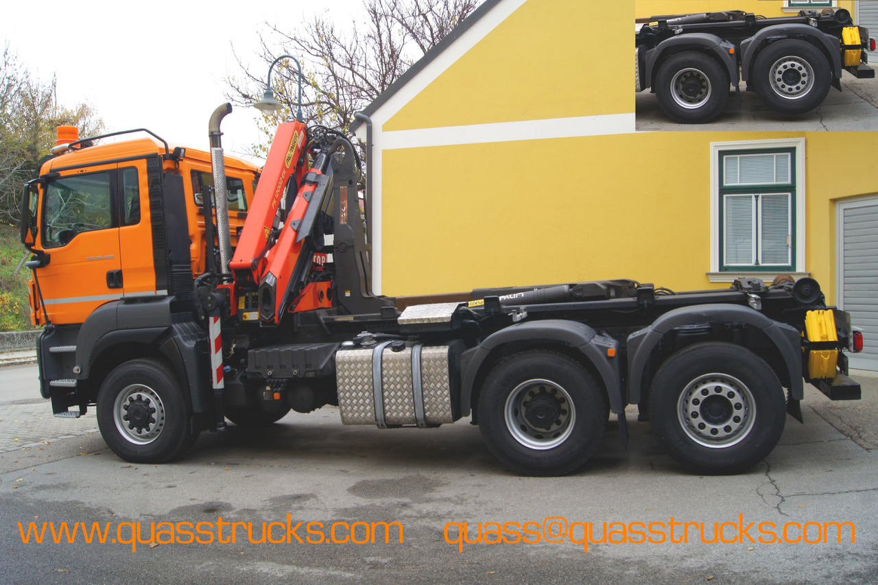 MAN TGS 28.400 BL 6x4-4/TÜV/PK12002/PALIFT/Winterdienst/Salzstreuer/Streuer/Schneepflug - Камион со кука за подигање, Камион со кран: слика 4 MAN TGS 28.400 BL 6x4-4/TÜV/PK12002/PALIFT/Winterdienst/Salzstreuer/Streuer/Schneepflug - Камион со кука за подигање, Камион со кран: слика 4