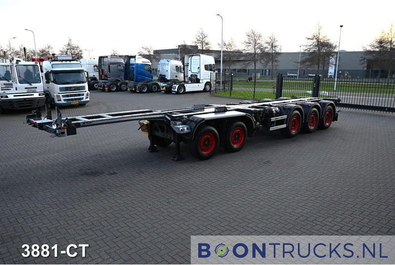 D-Tec COMBITRAILER S-LINE CT-521-S | 2x20-40-45ft HC * 3x STEERING * 4x LIFT AXLE * NL TRAILER * APK 04-2026 - Транспортер на контејнер/ Полуприколка со променливо тело: слика 4 D-Tec COMBITRAILER S-LINE CT-521-S | 2x20-40-45ft HC * 3x STEERING * 4x LIFT AXLE * NL TRAILER * APK 04-2026 - Транспортер на контејнер/ Полуприколка со променливо тело: слика 4