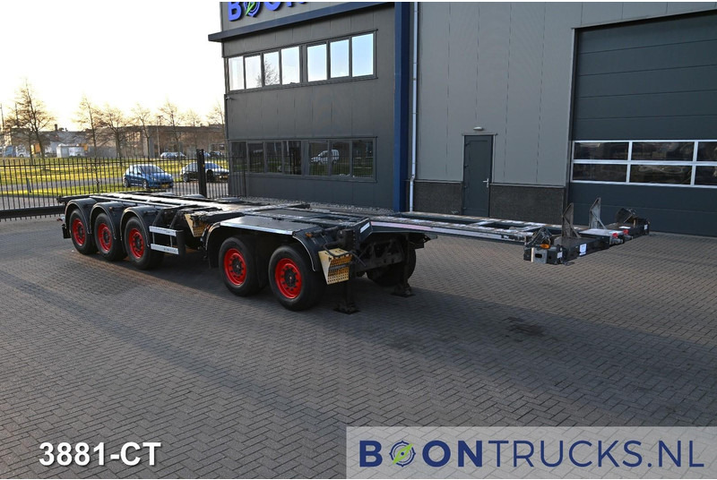 D-Tec COMBITRAILER S-LINE CT-521-S | 2x20-40-45ft HC * 3x STEERING * 4x LIFT AXLE * NL TRAILER * APK 04-2026 - Транспортер на контејнер/ Полуприколка со променливо тело: слика 3 D-Tec COMBITRAILER S-LINE CT-521-S | 2x20-40-45ft HC * 3x STEERING * 4x LIFT AXLE * NL TRAILER * APK 04-2026 - Транспортер на контејнер/ Полуприколка со променливо тело: слика 3