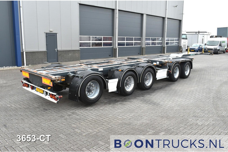 D-Tec CT-60-05D COMBITRAILER | 2x20-30-40-45ft HC * 3x STEERING * 3x LIFT AXLE * NL TRAILER - Транспортер на контејнер/ Полуприколка со променливо тело: слика 1 D-Tec CT-60-05D COMBITRAILER | 2x20-30-40-45ft HC * 3x STEERING * 3x LIFT AXLE * NL TRAILER - Транспортер на контејнер/ Полуприколка со променливо тело: слика 1