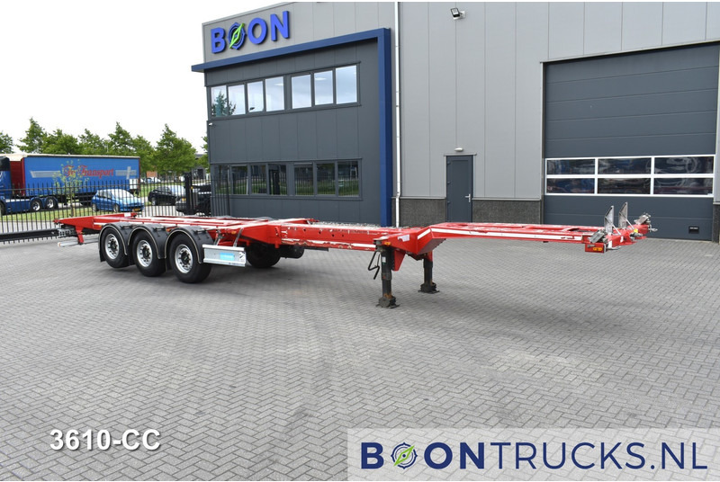 D-Tec FLEXITRAILER | 2x20-30-40-45ft HC * 2x LIFT AXLE * 2x EXTENDABLE * DISC BRAKES - Транспортер на контејнер/ Полуприколка со променливо тело: слика 4 D-Tec FLEXITRAILER | 2x20-30-40-45ft HC * 2x LIFT AXLE * 2x EXTENDABLE * DISC BRAKES - Транспортер на контејнер/ Полуприколка со променливо тело: слика 4