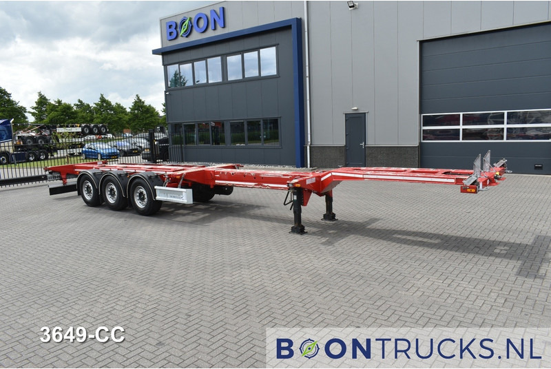 D-Tec FLEXITRAILER | 2x20-30-40-45ft HC * 2x LIFT AXLE * 2x EXTENDABLE * NL TRAILER * APK 09-2026 - Транспортер на контејнер/ Полуприколка со променливо тело: слика 4 D-Tec FLEXITRAILER | 2x20-30-40-45ft HC * 2x LIFT AXLE * 2x EXTENDABLE * NL TRAILER * APK 09-2026 - Транспортер на контејнер/ Полуприколка со променливо тело: слика 4
