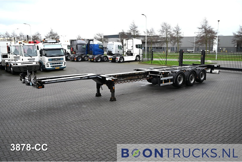 D-Tec FLEXITRAILER LS | 2x20-30-40-45ft HC * 2x LIFT AXLE * BPW / DISC * 2x EXTENDABLE - Транспортер на контејнер/ Полуприколка со променливо тело: слика 5 D-Tec FLEXITRAILER LS | 2x20-30-40-45ft HC * 2x LIFT AXLE * BPW / DISC * 2x EXTENDABLE - Транспортер на контејнер/ Полуприколка со променливо тело: слика 5
